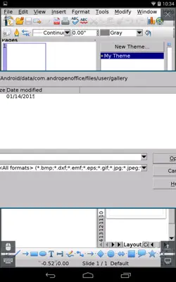 AndrOpen Office android App screenshot 3