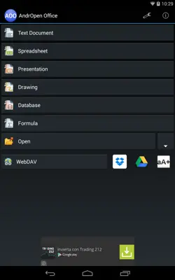 AndrOpen Office android App screenshot 6